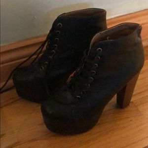 Platform booties from Charlotte Russe size 7